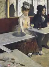 Degas, Edgar: The Café (Absinthe)