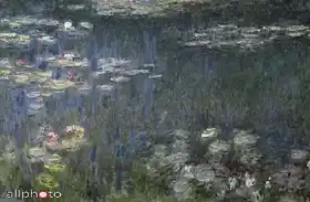 Monet, Claude: Water Lilies - green reflections
