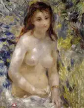 Renoir, Auguste: Study of the effect of sunlight