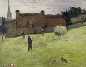 Gauguin, Paul: Haymaking in Brittany