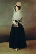 Goya, Francisco: Portrait of the Countess of Carpio (1757-95) Marquesa de la Solana
