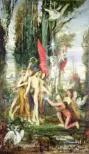 Moreau, Gustave: Hesiod (c.700 BC) and the Muses