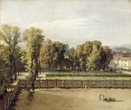 David, Jacques-Louis: View of the Luxembourg Gardens in Paris