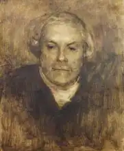 Carriere, Eugene: Edmond de Goncourt (1822-96)