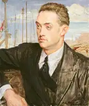 Blanche, Jacques-Emile: Portrait of Henry de Montherlant (1895-1972) 1923