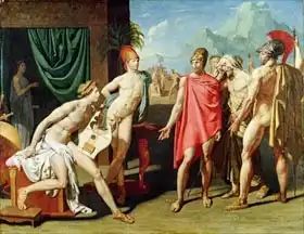 Ingres, Jean Auguste: Ambassadors Sent by Agamemnon to Urge Achilles to Fight