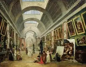Robert, Hubert: View of the Grand Gallery of the Louvre
