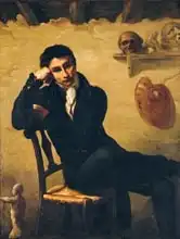 Géricault, Théodore: Portrait of an Artist in his Studio