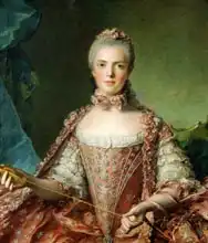 Nattier, Jean-Marc: Portrait of Marie Adelaide (1759-1802) 1756