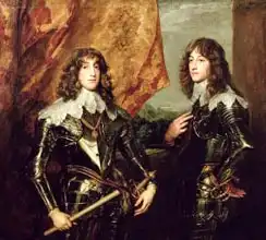 Dyck, van Anthony: Prince Charles Louis (1617-80) Elector Palatine and his Brother, Prince Rupert (1619-82) of the Palatinate