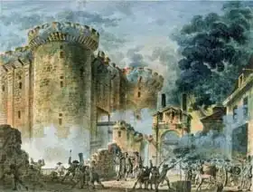 Houel, Jean-Pierre: The Taking of the Bastille, 14th July 1789