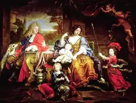 Mignard, Nicolas: The Grand Dauphin with his Wife and Children