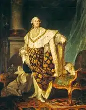 Duplessis, Joseph Siffred: Louis XVI (1754-93) King of France in Coronation Robes