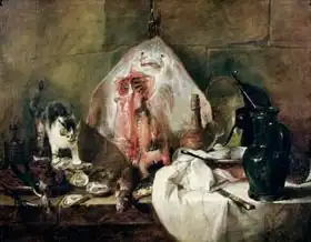 Chardin, Jean-Siméon: The Ray or, The Kitchen Interior