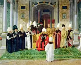 Turkish school (18th century): Reception at the Court of the Sultan Selim III (1761-1807)