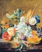 Huysum, Jan van: Flowers and Fruit