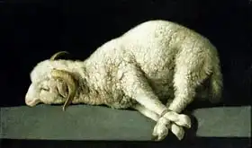 Zurbarán, Francisco de: Agnus Dei, c.1635-40