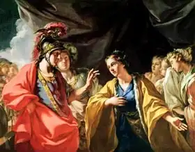 Pellegrini, Giovanni Antonio: The Clemency of Alexander the Great (356-323 BC) in front of the Family of Darius III (d.330 BC)