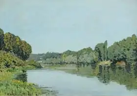 Sisley, Alfred: The Seine at Bougival