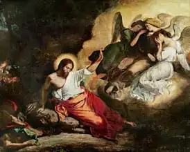 Delacroix, Eugene: Christ in the Garden of Olives