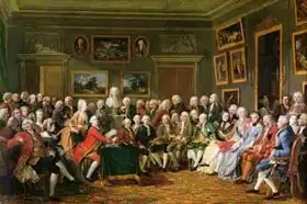 Lemonnier, Anicet-Charles: The First Reading at Mme Geoffrin