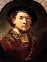 Rembrandt, van Rijn: Portrait of a Man with a Gold Chain or, Self Portrait with Beard, 1634-36