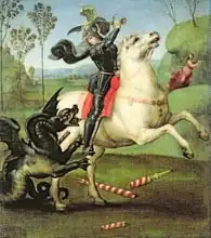 Raphael: St. George Struggling with the Dragon, c.1503-05