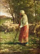 Millet, J. F.: The Little Shepherdess