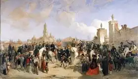 Beauce, Jean Adolphe: Entrance of the French Expeditionary Corps into Mexico City, 10th June 1863