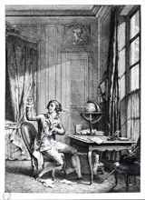 Monsiau, Nicolas Andre: St. Preux Receiving the Portrait of Julie, illustration from 