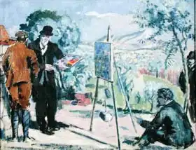 Denis, Maurice: A Visit to the House of Cezanne in Aix