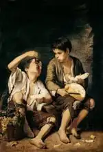 Murillo, Bartolome: Two Children Eating a Melon and Grapes, 1645-46