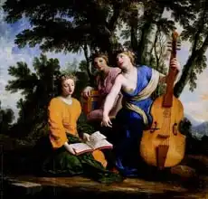 Le Sueur, Eustache: The Muses Melpomene, Erato and Polymnia, 1652-55
