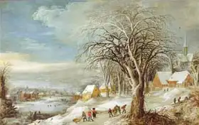 Momper, Joos de, the younger: Winter Landscape