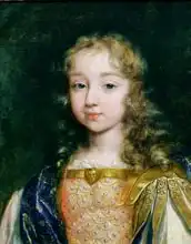 French school (17th century): Portrait of Louis XIV as a child