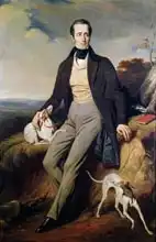 Decaisne, Henri: Portrait of Alphonse de Lamartine (1790-1869) 1830