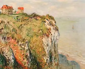 Monet, Claude: Cliff at Dieppe