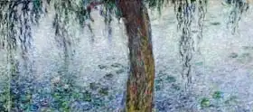 Monet, Claude: Waterlilies: Morning with Weeping Willows, detail of the right section, 1915-26
