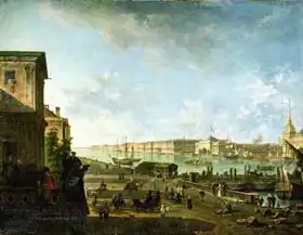Alekseev, Fedor Yakovlevich: The Admiralty and the Winter Palace viewed from the Military College