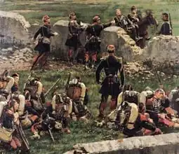Detaille, Jean-Baptiste Edouard: Fragment of the Panorama of the battle of Rezonville (16th August 1870)