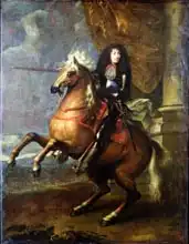 Le Brun, Charles: Equestrian Portrait of Louis XIV (1638-1715)