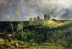 Huet, Paul: The Ruins of Chateau de Pierrefonds