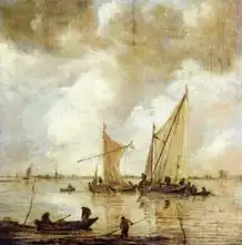 Goyen, Jan van: Stormy Seascape