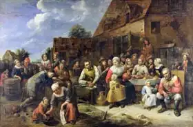 Tilborgh, Gillis van: A Village Banquet