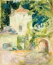 Morisot, Berthe: Pigeon Loft at the Chateau du Mesnil, Juziers