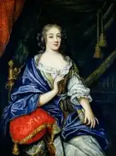 Nocret, Jean: Portrait of Francoise-Louise de la Baume le Blanc (1644-1710) Duchesse de Vaujour, called Mademoiselle de la Valliere