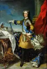 Loo, Jean-Baptiste van: Portrait of Louis XV (1710-74) King of France