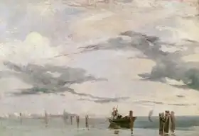 Bonington, Richard Parkes: View of the Lagoon near Venice
