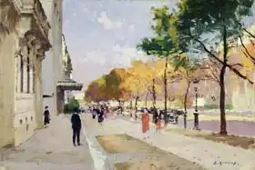 Renoux, Jules Ernest: Avenue Montaigne, Paris