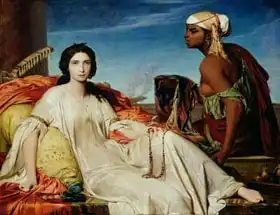 Benouville, Francois Leon: Esther as an Odalisque